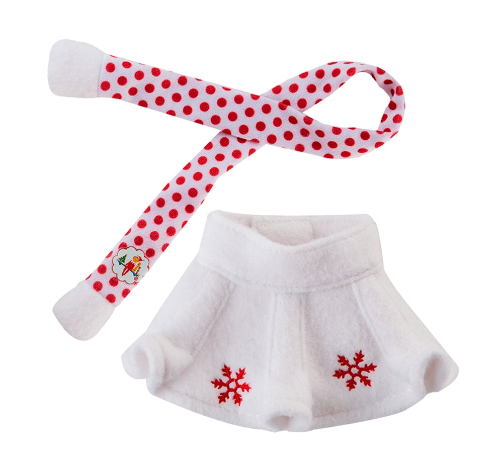 C.C Snowflake Skirt & Scarf