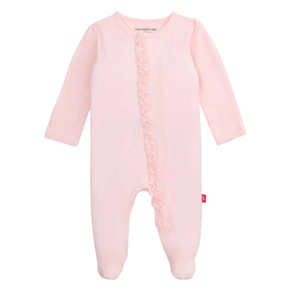 Footie  Magnético Con Volante Rosa