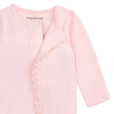 Footie  Magnético Con Volante Rosa
