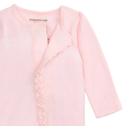 Footie  Magnético Con Volante Rosa