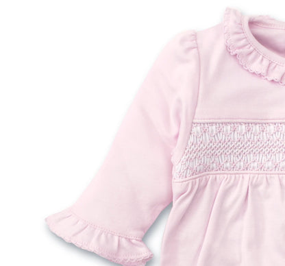 Footie W/Hand SMK Pink