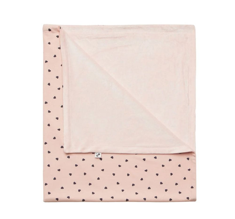 Hearts Bamboo Baby Blanket