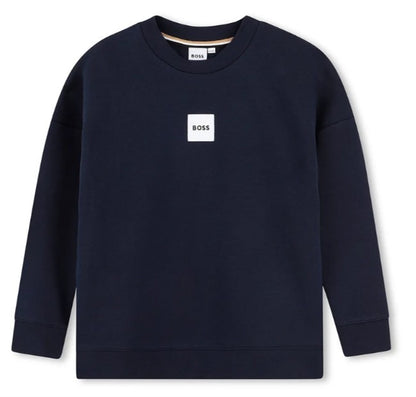 Tee Navy Square Label