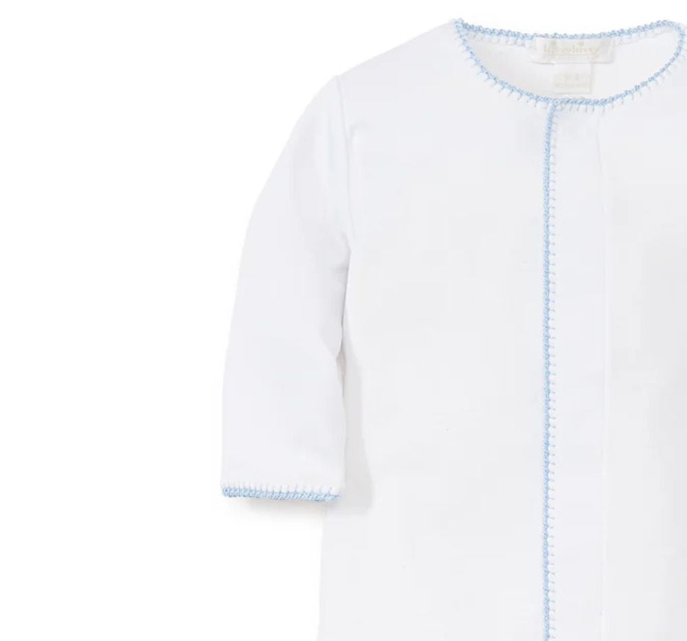 Premier Basics Footie White/Lt Blue