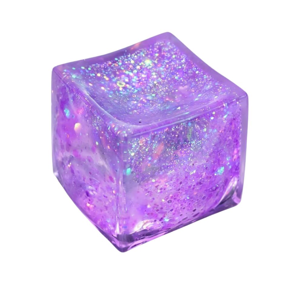 Dough Doughs Sugar Squish Cube Glitter