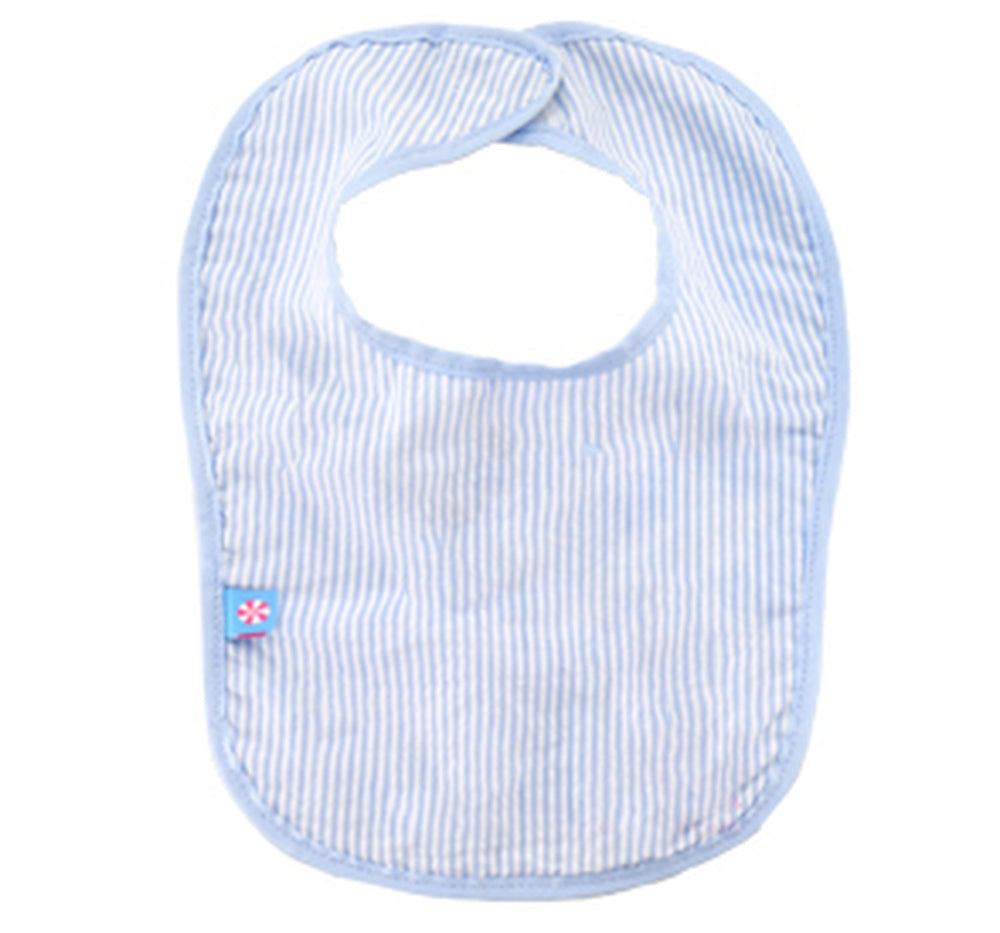 Babero azul claro con rayas -Mint