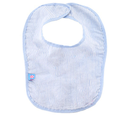 Babero azul claro con rayas -Mint