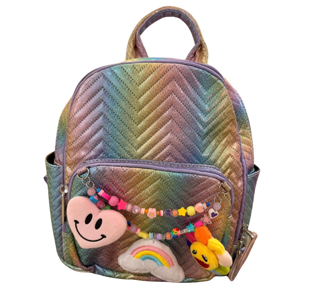 Mini Backpack Chevron Galaxy 2 Link Plush-Pastel