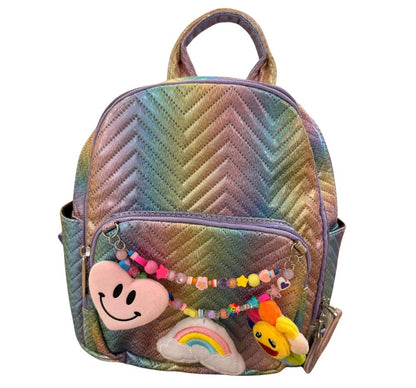 Mini Backpack Chevron Galaxy 2 Link Plush-Pastel