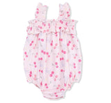 Sweet Bow Cherries Ruffly Strap Bubble