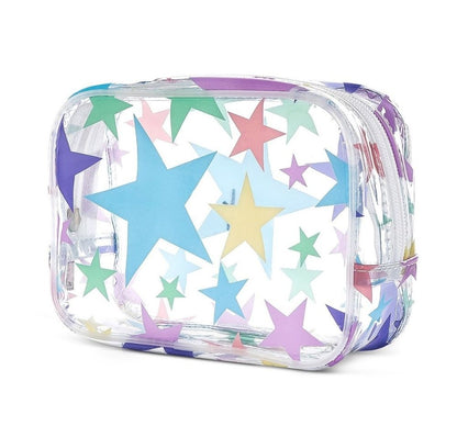 Stars Clear Cosmetic Bag
