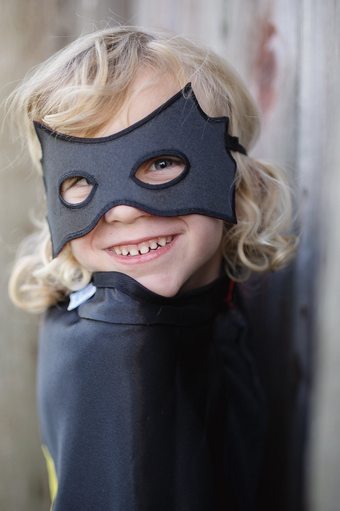 Reversible Spider/Bat Cape & Mask 4-6