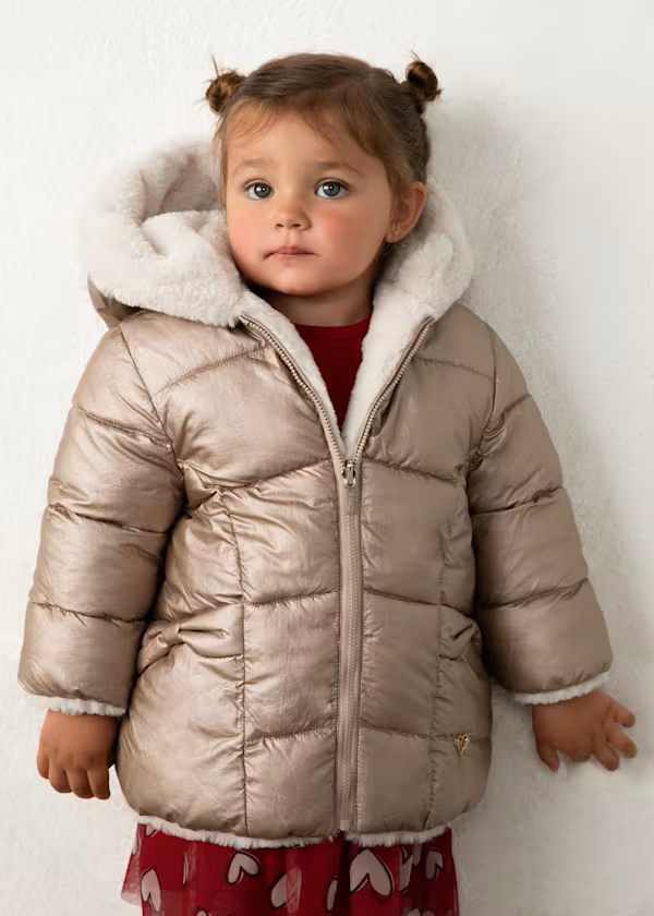 Chaqueton Reversible Pelo Bronce