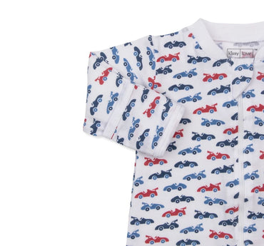 Footie Zip PRT PJs Speedy Racecars