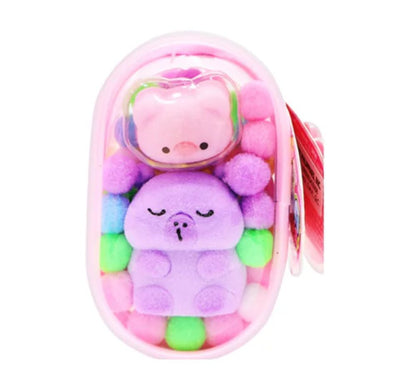 Sugar Swaps Gacha Pouch Pig Pink-Capibara