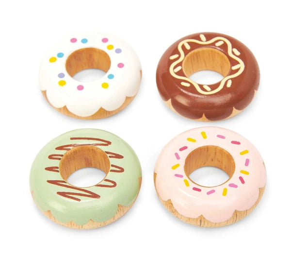 Wooden Doughnut Play Food Set