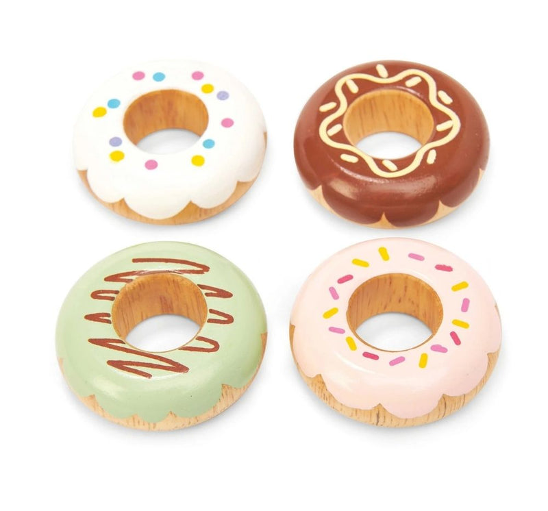 Wooden Doughnut Play Food Set