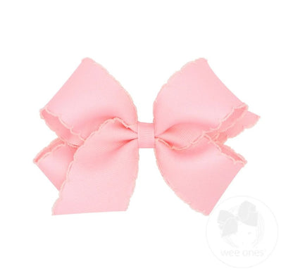 Medium Monotone Mnstch Grosgrain Peony Bow