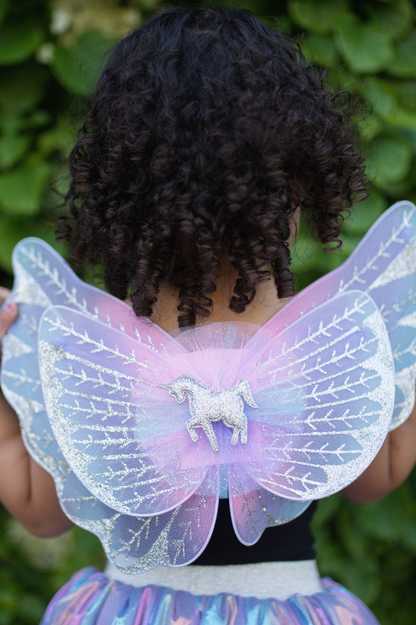 Magical Unicorn Skirt & Wings Pastel 4-6