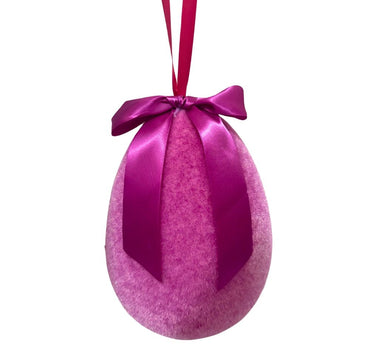 Huevo Colgante 25cm Rosa