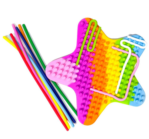 Silly Tubes Silicone Sensory Star