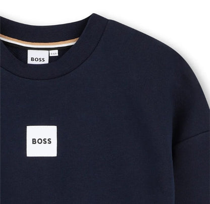 Tee Navy Square Label