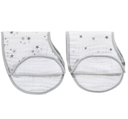 Classic Muslin Burpy Bibs Twinkle 2 Pack