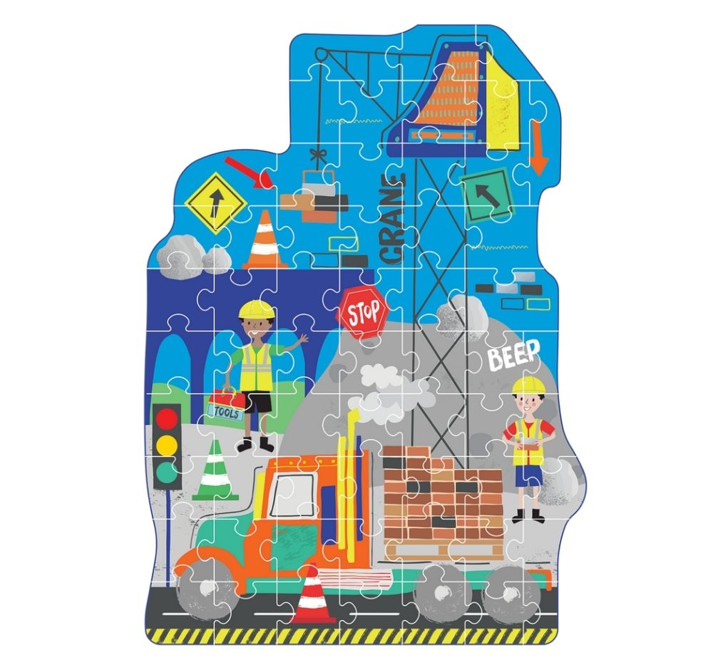 60 PC Shaped Puzzle Construction