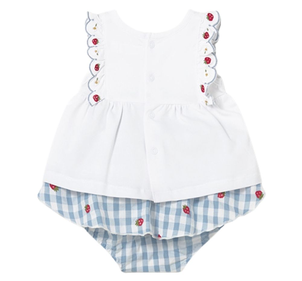 Conjunto Falda Cuadros y Playera