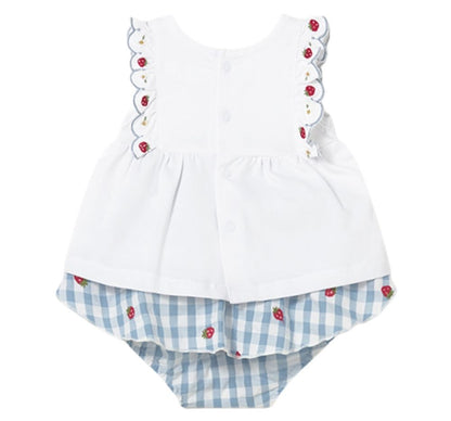 Conjunto Falda Cuadros y Playera