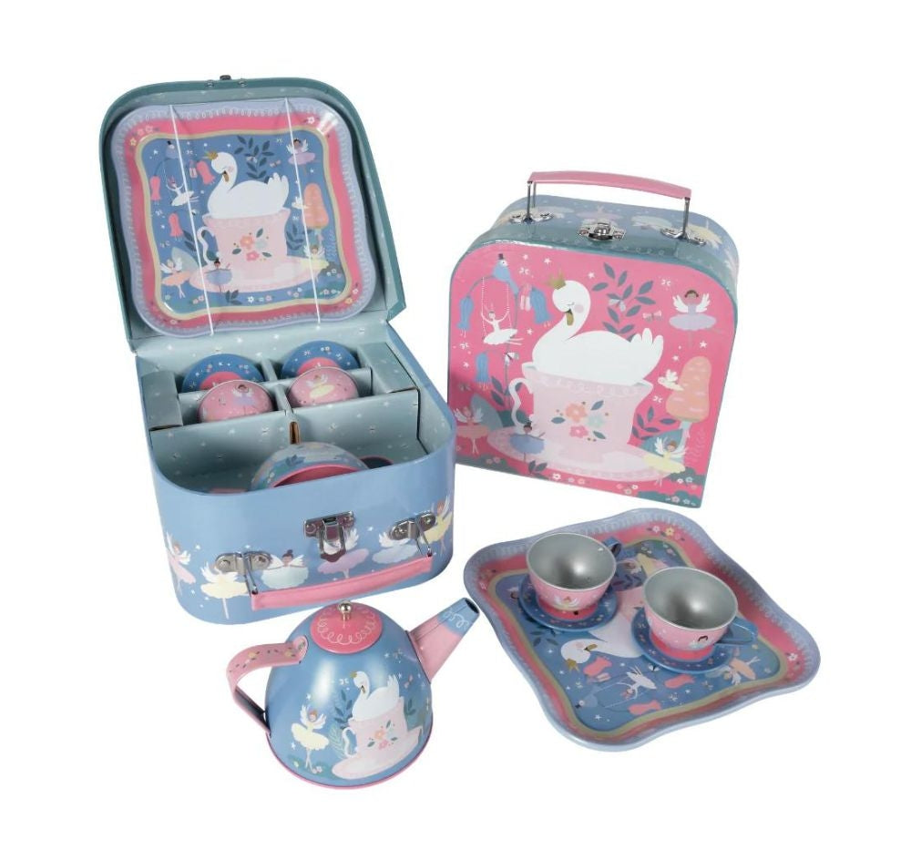 Enchanted Tea Set, 7-Piece Tin Set