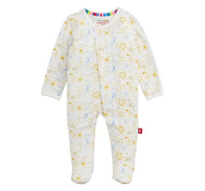 Star Signs Blue Modal Footie