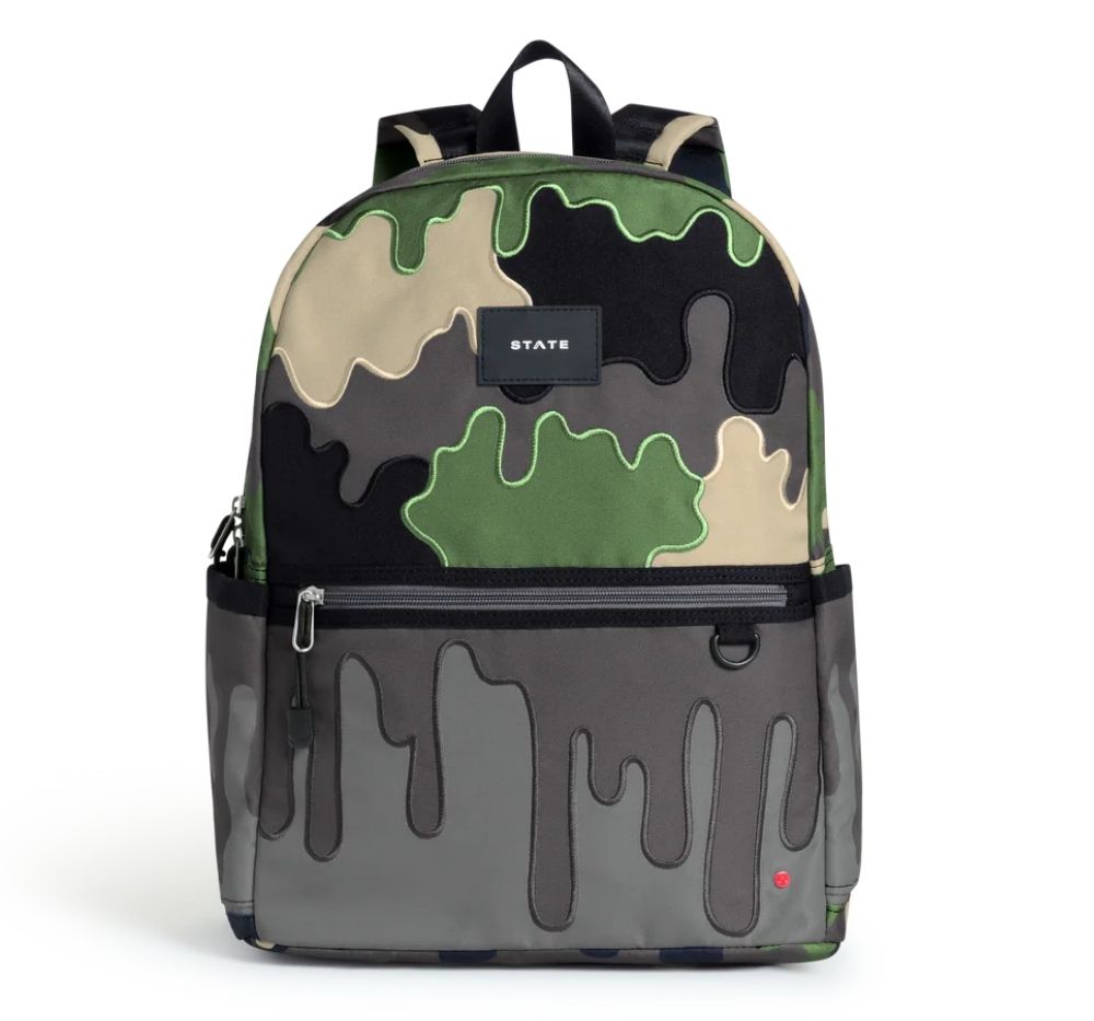 Kane Double Pocket Backpack Camo Drip
