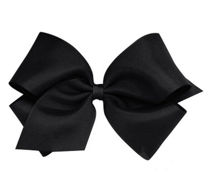 King Grosgrain Bow Black