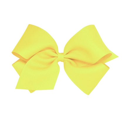 King Grosgrain Bow Little Yellow