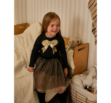 Quincy Bow Tutu Black