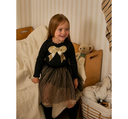 Quincy Bow Tutu Black