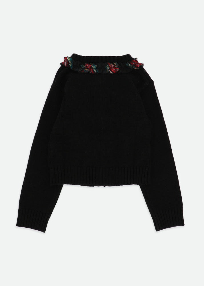 Rufflle Cardigan  &  Tutu Tartan