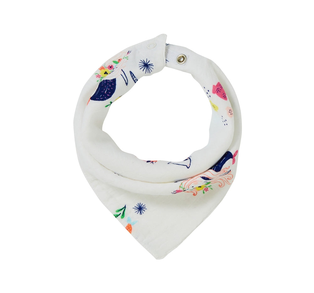Muslin Bandana Bib Mermaid & Friends