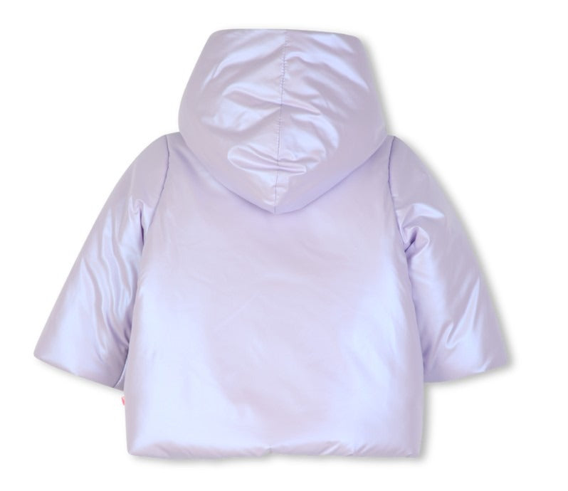 Heart Lila Pocket Puffer Jacket
