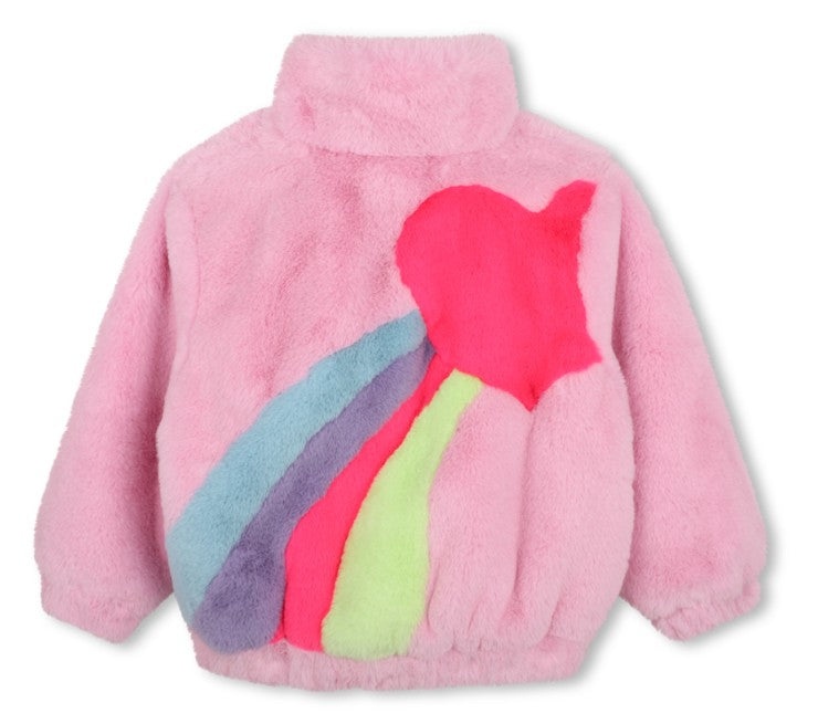 Jacket Faux Coat Pink