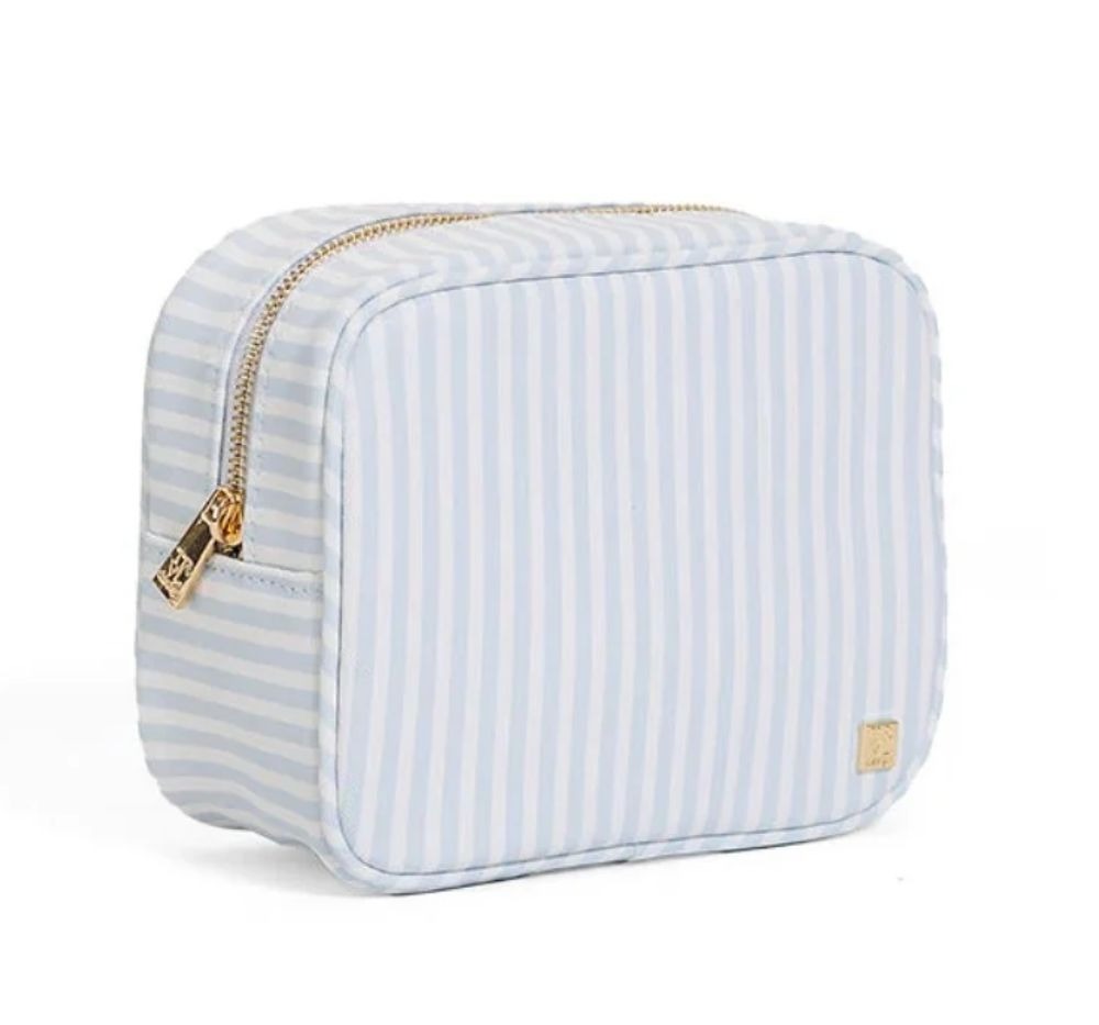 Stripe Blue Luxe Glow Bag