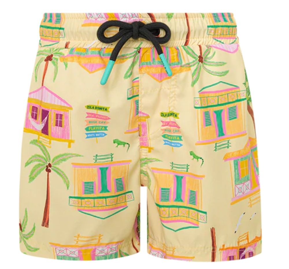 Swimshorts  Casitas Isleñas Amarillo