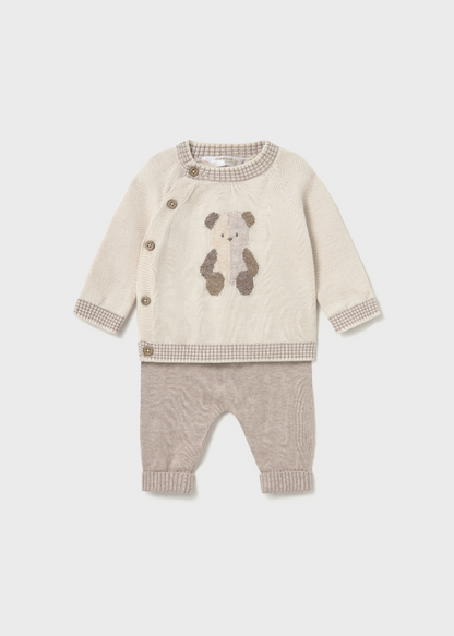 Conjunto Pantalon Tricot Moca Vigore