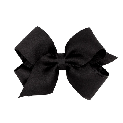 Med Satin/Gg Overlay Bow Black