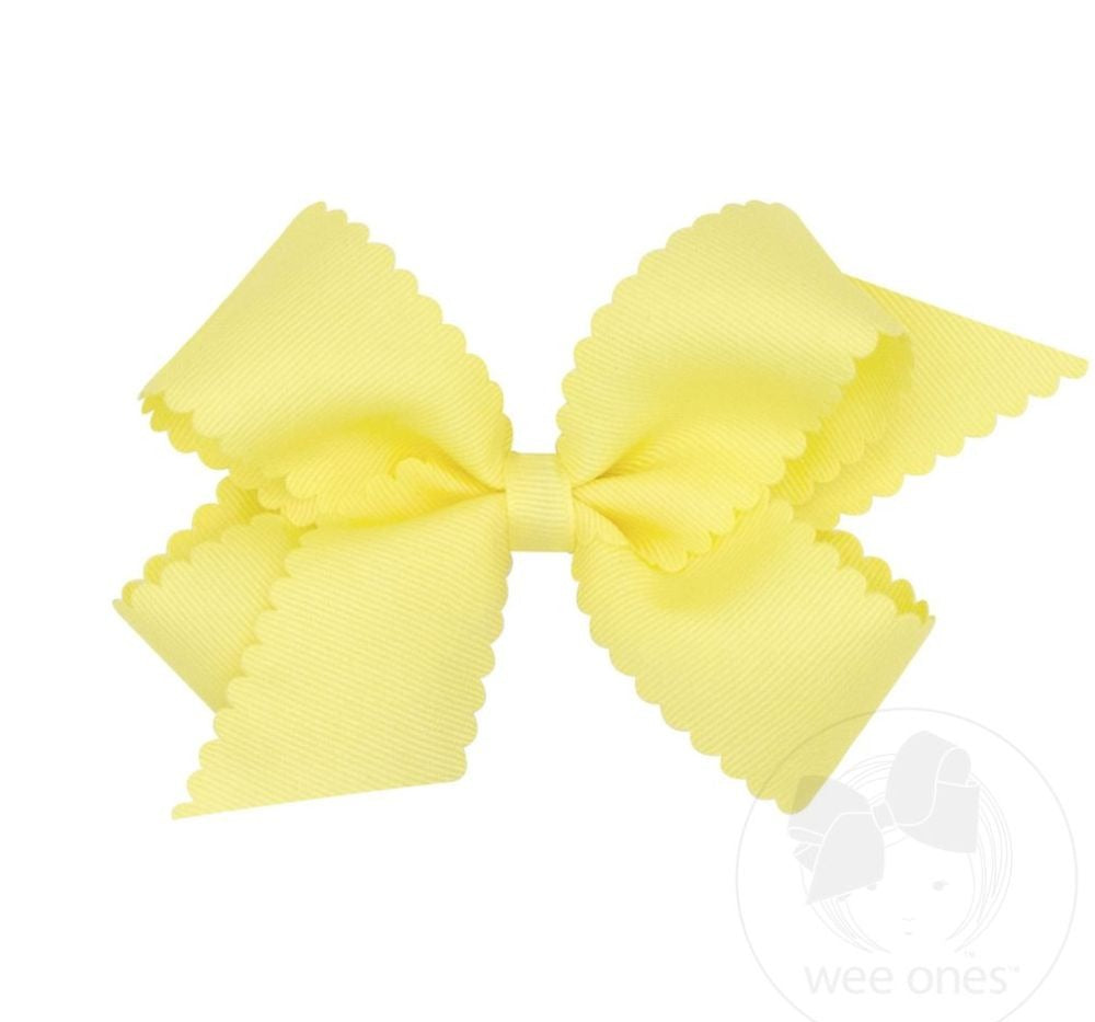 Med Gg Bow W/Srged Edge Lemon
