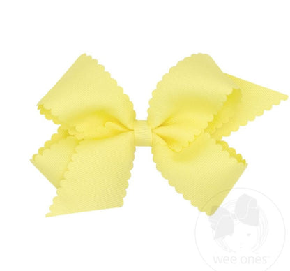 Med Gg Bow W/Srged Edge Lemon
