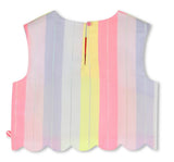 Scallop Tank Top W/ Multicolor Pants