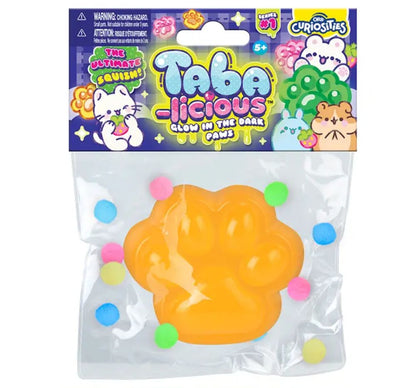 Taba-licious Glow in the Dark Paws Orange