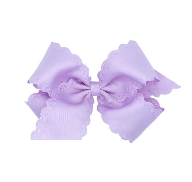 Med Eyelet Embossed Gg Bow Light Orchid